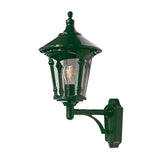 Virgo E27 Upp Vägglampa Ute Grön
