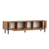 Carlito TV-bänk Atlantic Pine Black