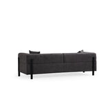 Doha 3-sits (225 x 93 x 75 cm) 3-sitssoffa Antracit