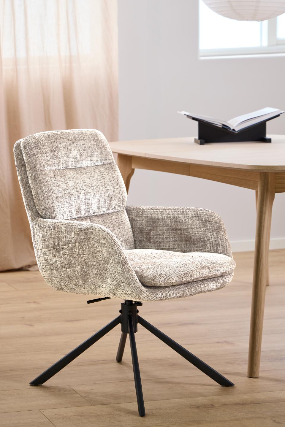 Soma Matstol Juto tyg Beige