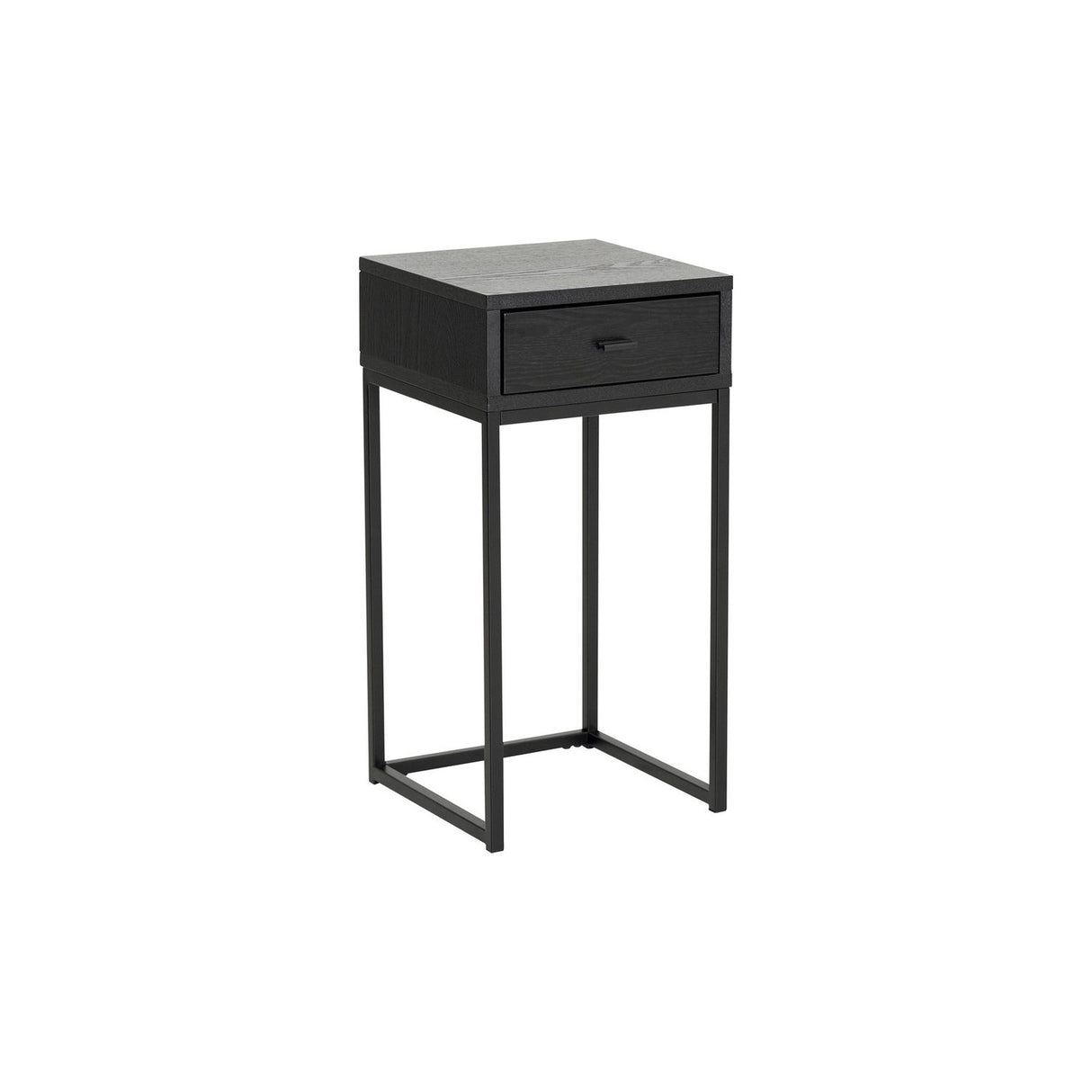 Regal Sängbord Svartlackad Ask, 60 cm