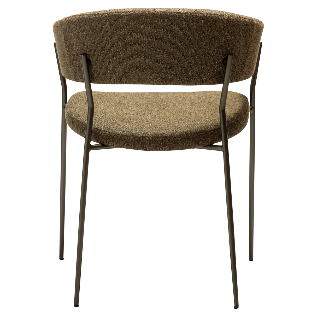 Reboot Stol Dark Olive, Antique Brass