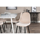 Polar, Polar Rektangulär matgrupp Beige,Svart, Vit, 120 x 75