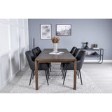 Slider, Comfort Rektangulär matgrupp Svart, Natur, 170 x 95