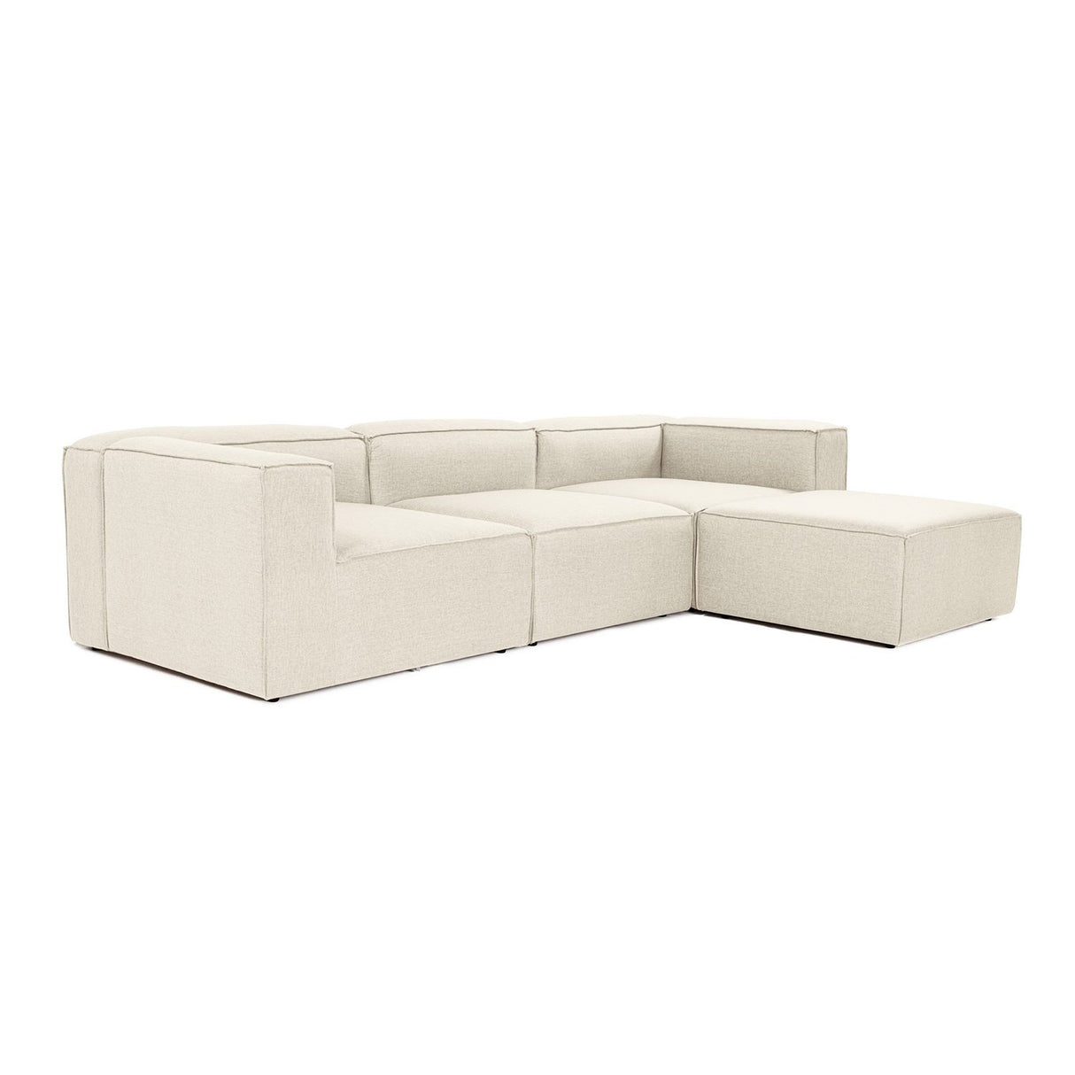 Fora (297 x 66 x 190 cm) Hörnsoffa Ecru