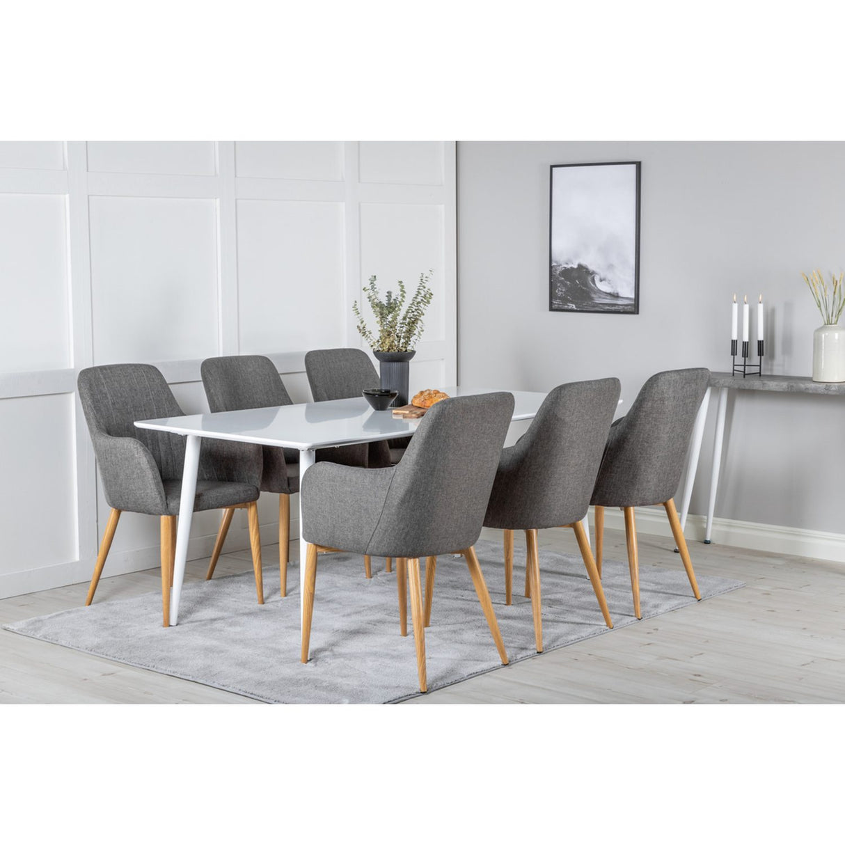 Polar, Comfort Rektangulär matgrupp