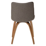 Glee Stol Pebble Earth Bouclé, Oak