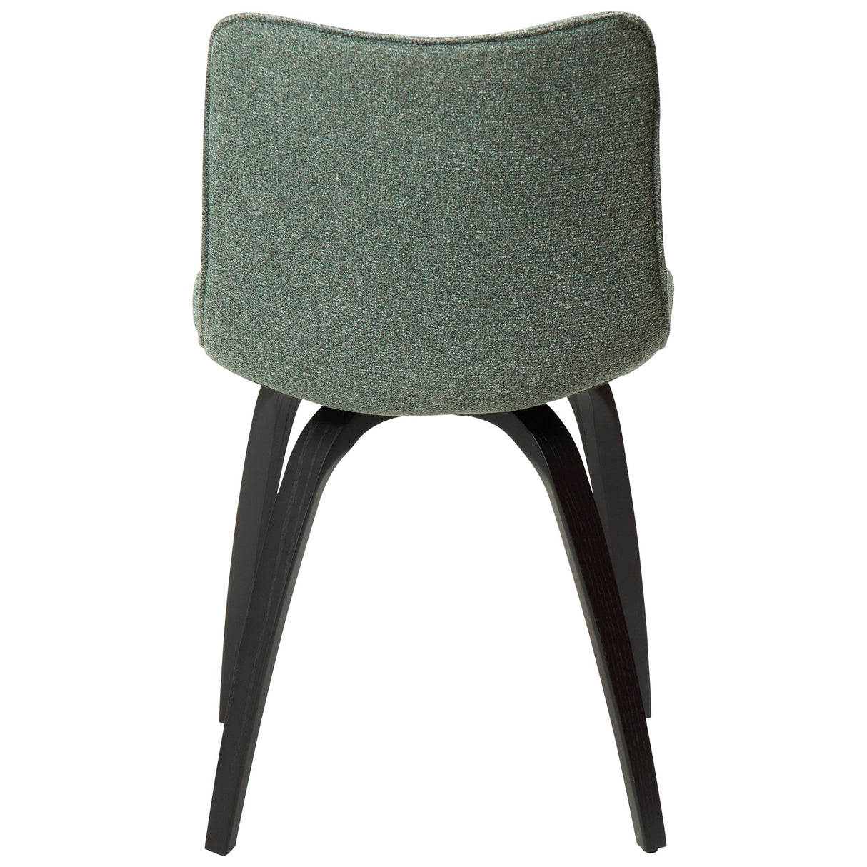 Glee Stol Pebble Green Bouclé, Black