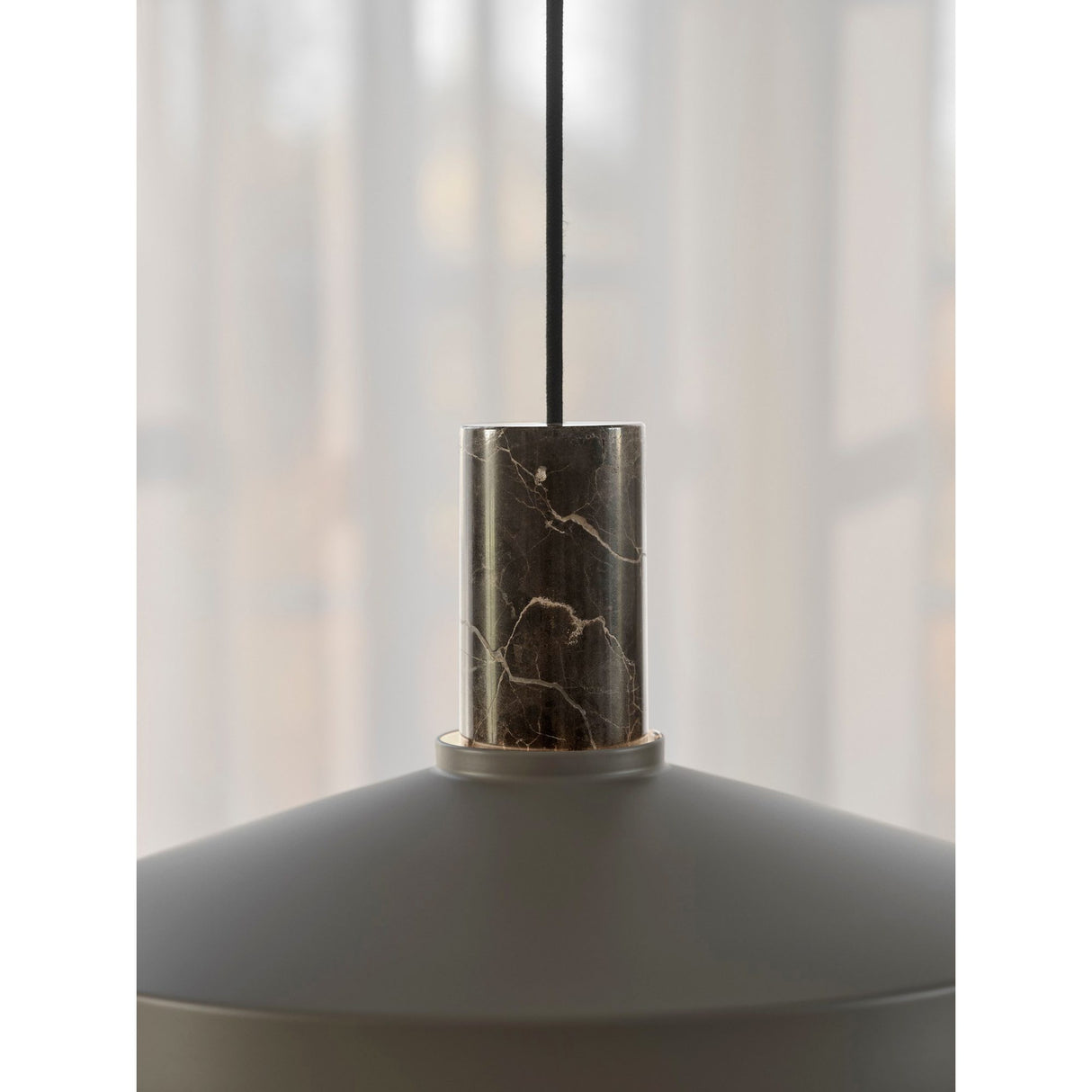 Elvas Marble Taklampa Ljusbrun
