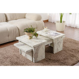 Hobart (110 x 30 x 45 cm) Soffbord Freesia-marmor