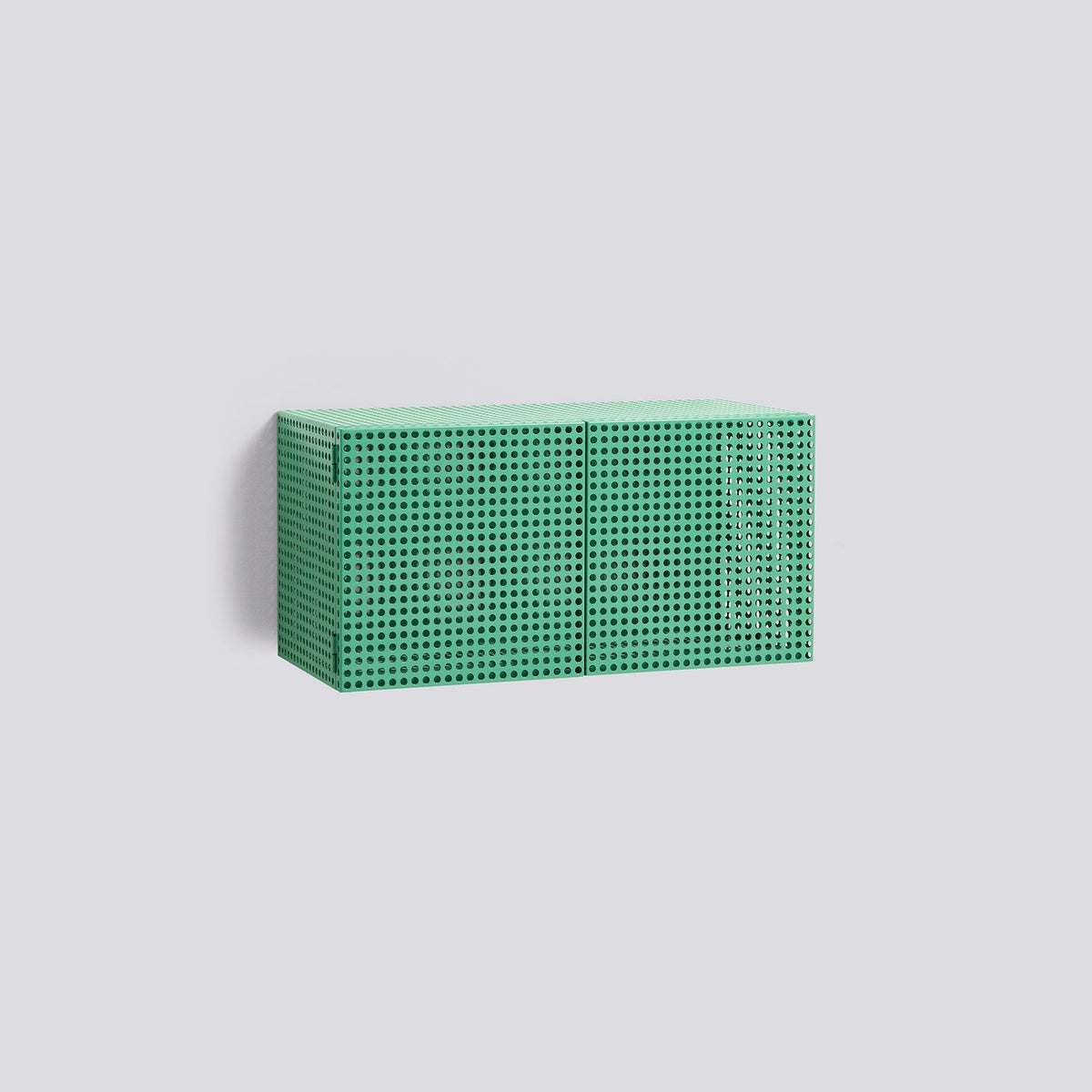 Perforated Cabinet litet 89 × 40 × 45 cm Väggskåp Soft jade