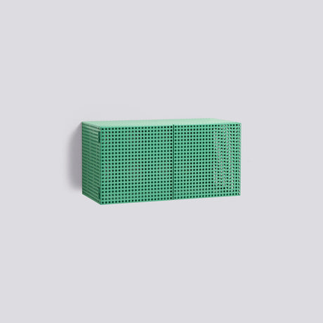Perforated Cabinet litet 89 × 40 × 45 cm Väggskåp Soft jade