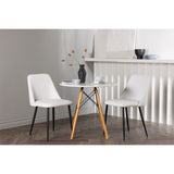 Danburi, Night Rund matgrupp Svart,Vit, Vit, ⌀60
