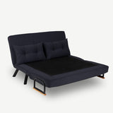 Apia 2-sits (25 x 134 x 121 cm) 2-sits bäddsoffa Svart