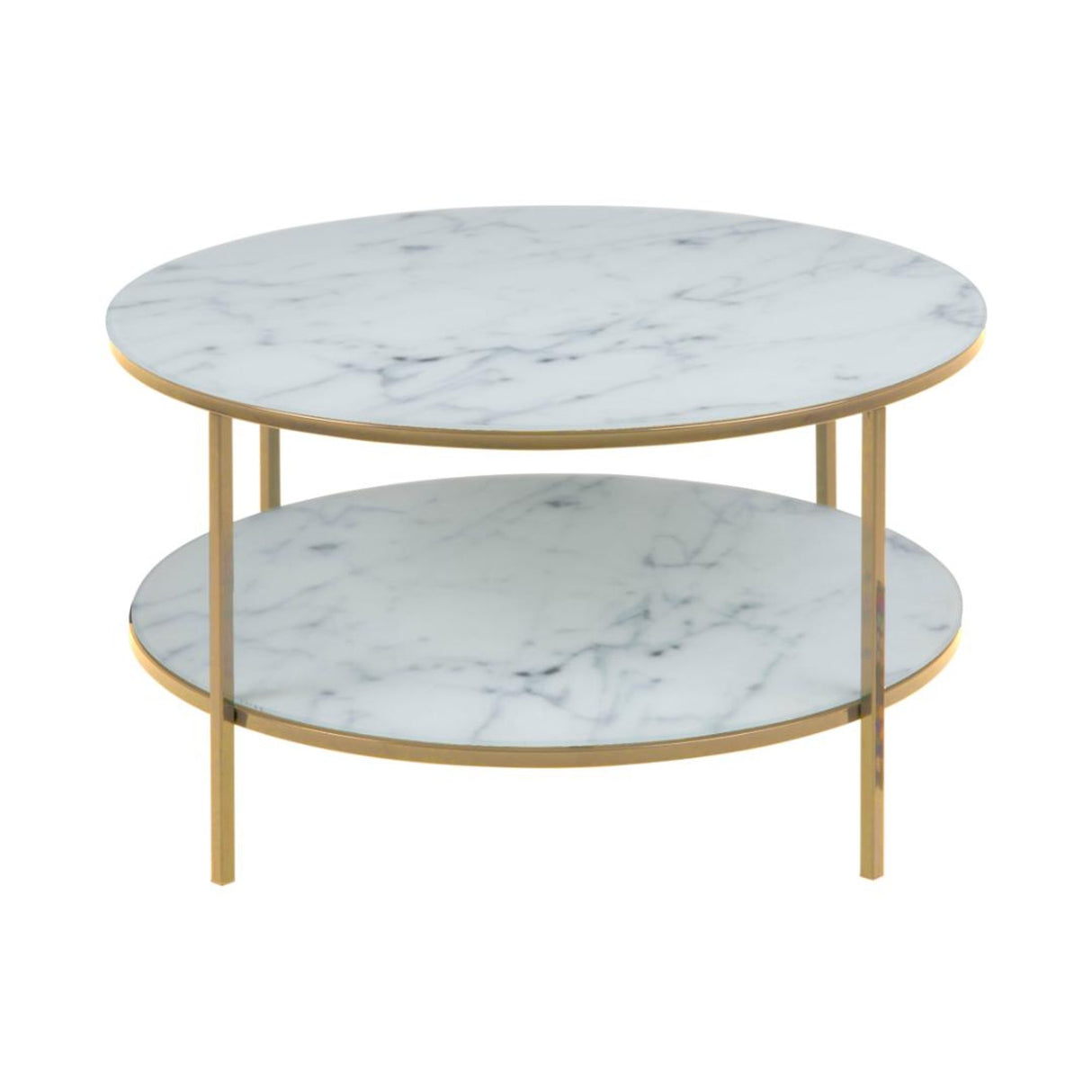Versailles Soffbord med hylla 45x80x80 cm