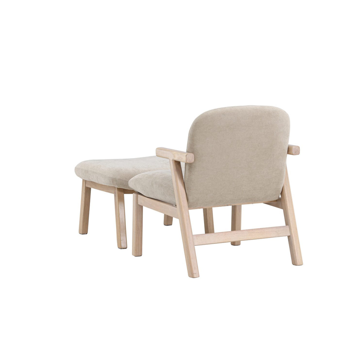 Rile Fåtölj Beige, Fåtölj + Ottoman