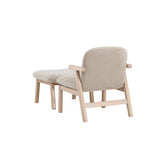 Rile Fåtölj Beige, Fåtölj + Ottoman