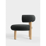 Fat Loungestol Melange Nap Dark Grey NAW