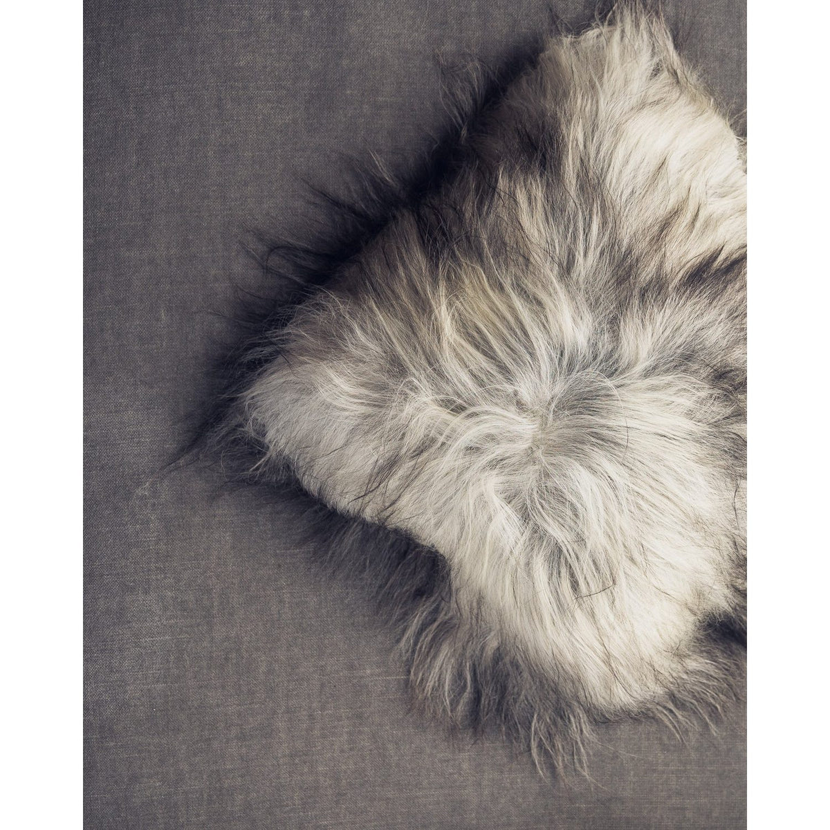 Iceland 40 cm Lammskinnskudde Shorn White