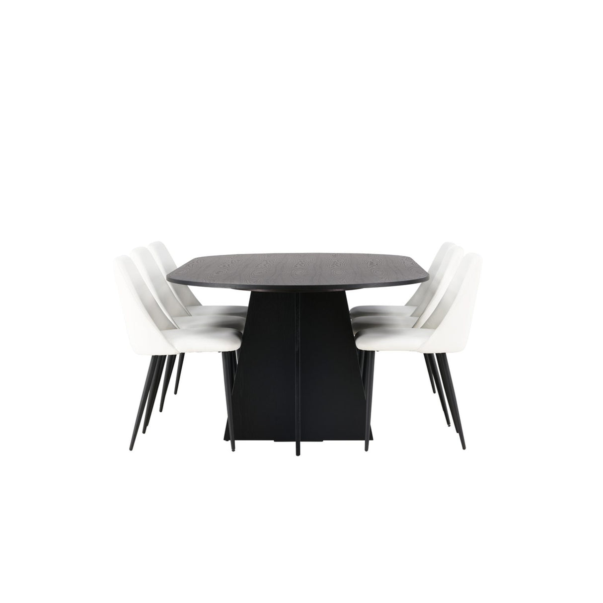 Bootcut, Night Oval matgrupp Svart,Vit, Svart, 230 x 115