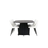 Bootcut, Night Oval matgrupp Svart,Vit, Svart, 230 x 115