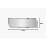 Lima (40 x 120 x 2,2 cm) Spegel Marmor