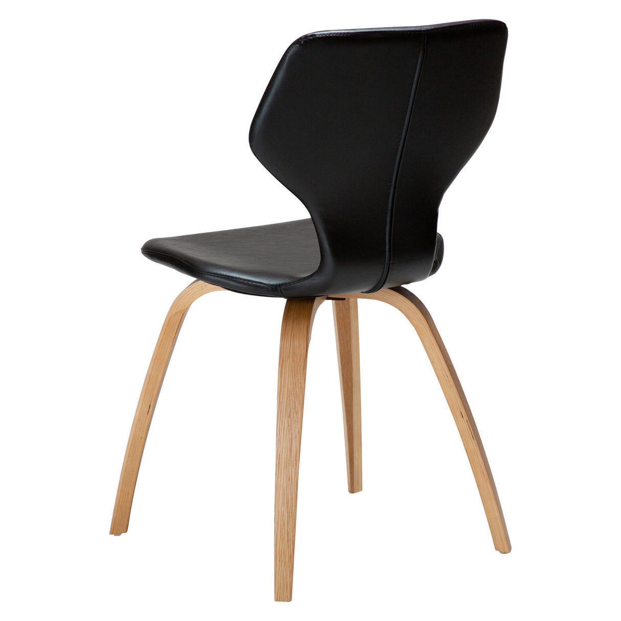 S.I.T Stol Vintage Black Art.Leather, Oak