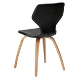 S.I.T Stol Vintage Black Art.Leather, Oak