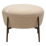 Orbit Fotpall Frosted Almond