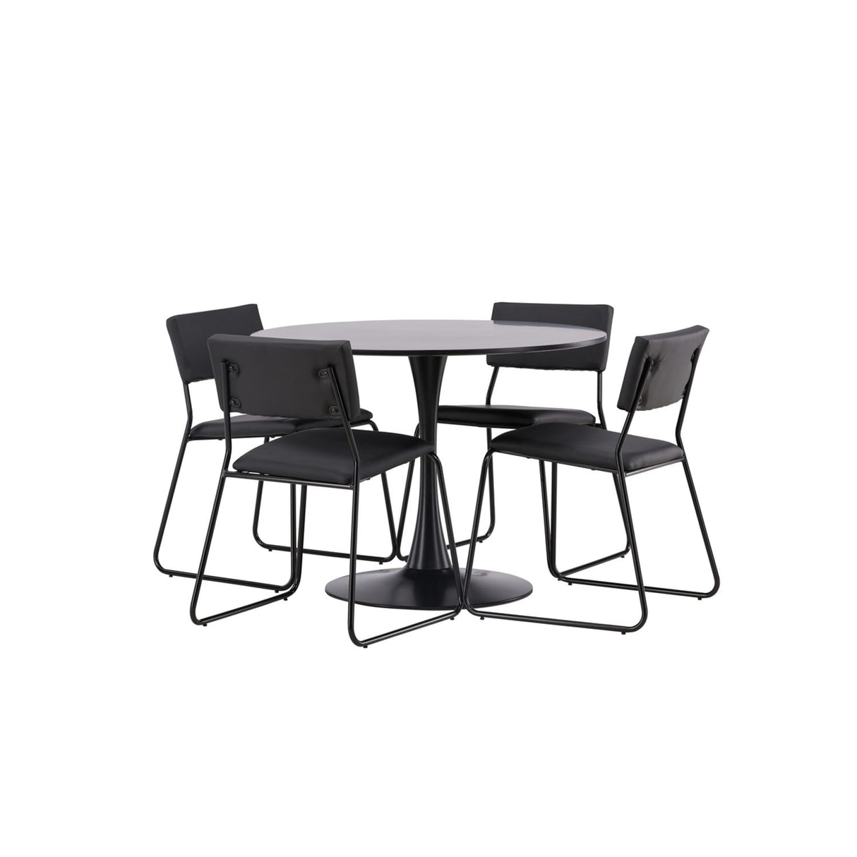 Glade, Kenth Rund matgrupp Svart, Svart, ⌀100