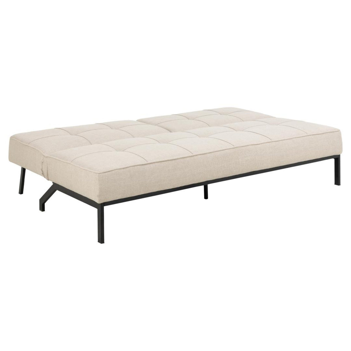 Perugia Bäddsoffa 87x198x95 cm Basel tyg Beige