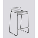 Hee 65 cm Barpall Asphalt grey – pulverlackerat stål