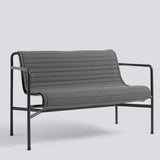 Quiltad Dyna Till Palissade För Matbänk, Antracit
