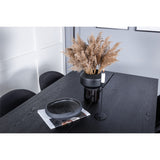 Sleek, Velvet Rektangulär matgrupp Svart, Svart, 195 x 95