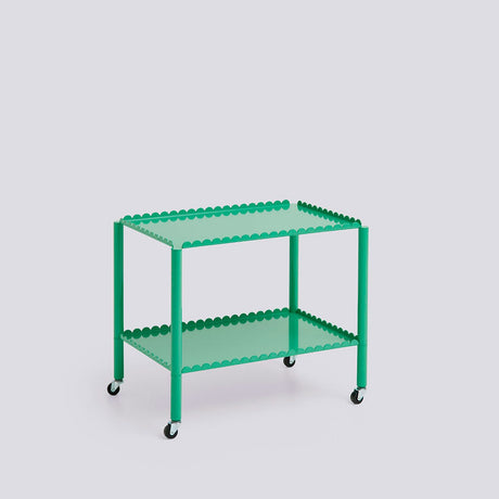 Arcs låg 44 × 63 × 53,5 cm Serveringsvagn Soft jade