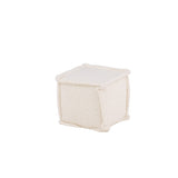 Castine Sittpuff Vit, Polyester