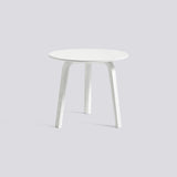 Bella Ø45 × H39 cm Soffbord White – ek med vattenbaserad lack