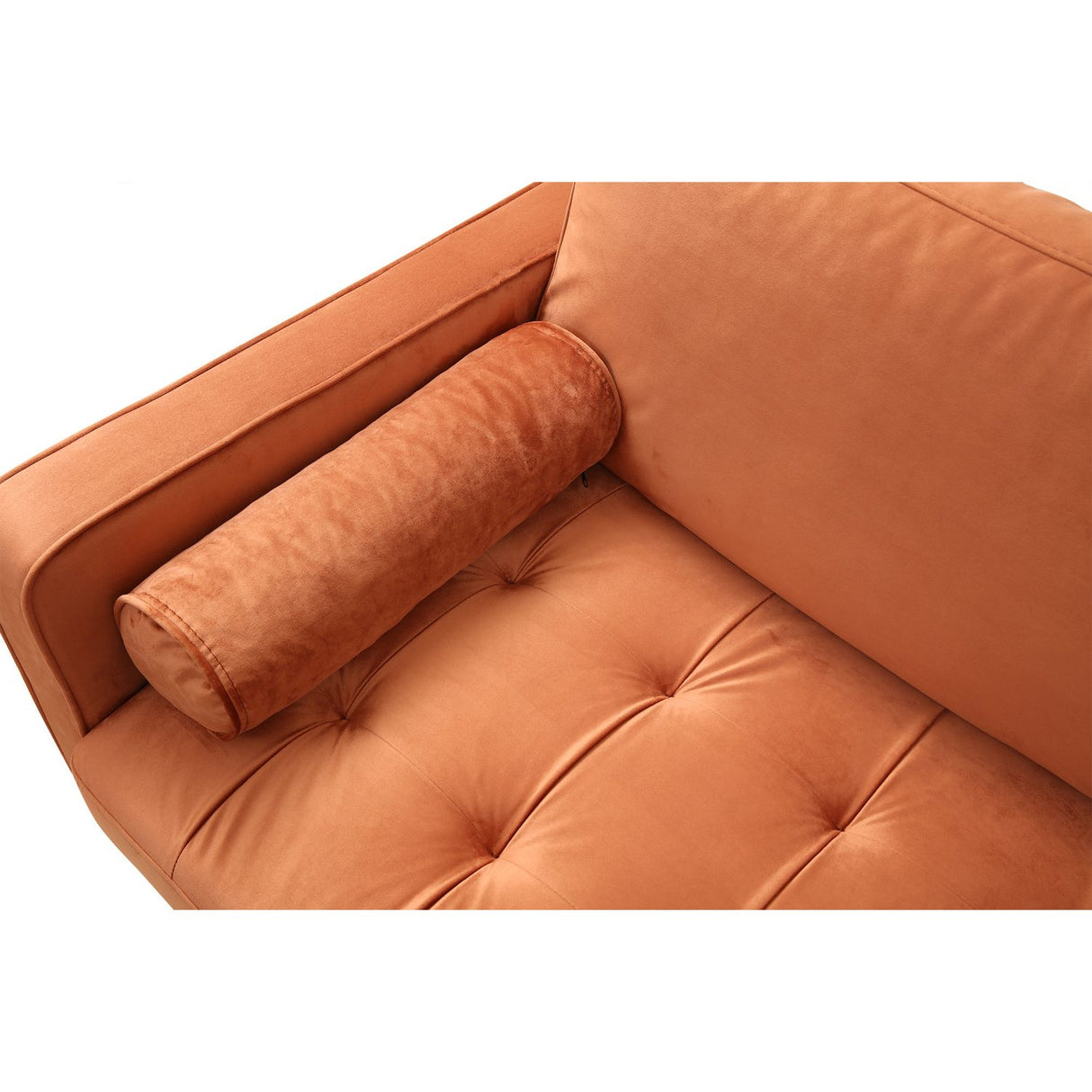 Rom (215 x 90 x 70 cm) 3-sitssoffa Orange