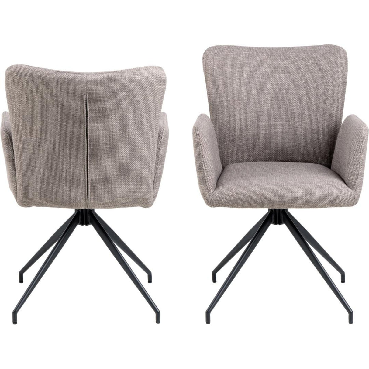 Millau Karmstol Ljusgrå