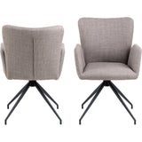 Millau Karmstol Ljusgrå