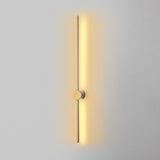 Doha (91 x 10 x 7 cm) Vägglampa Guld