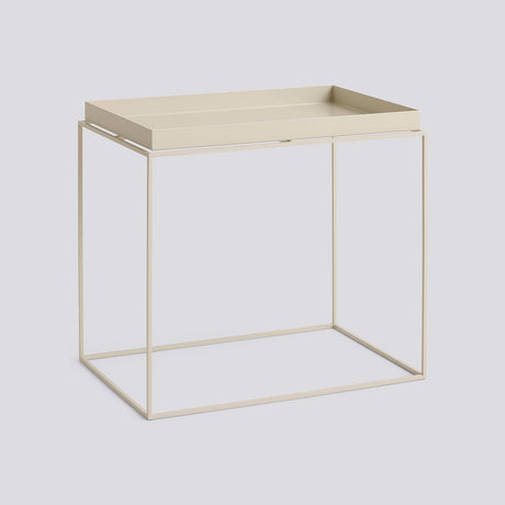 Tray Table L40 × B60 × H54 cm Brickbord Warm beige