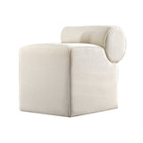 Linburg Puff (53 x 49 x 53 cm) Creme Sittpuff