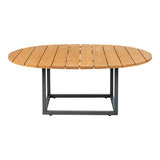 Olive Soffbord 110x80 cm Antracit/Bambu
