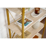 Sal Bokhylla Travertine Gold