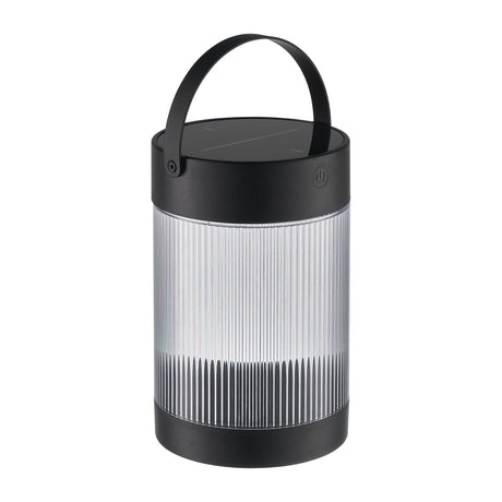 Coupar Solcell Uppladdningsbar Lampa Svart