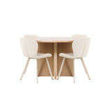 Strada, Lilja Oval matgrupp Beige, Vitpigmenterad, ⌀120