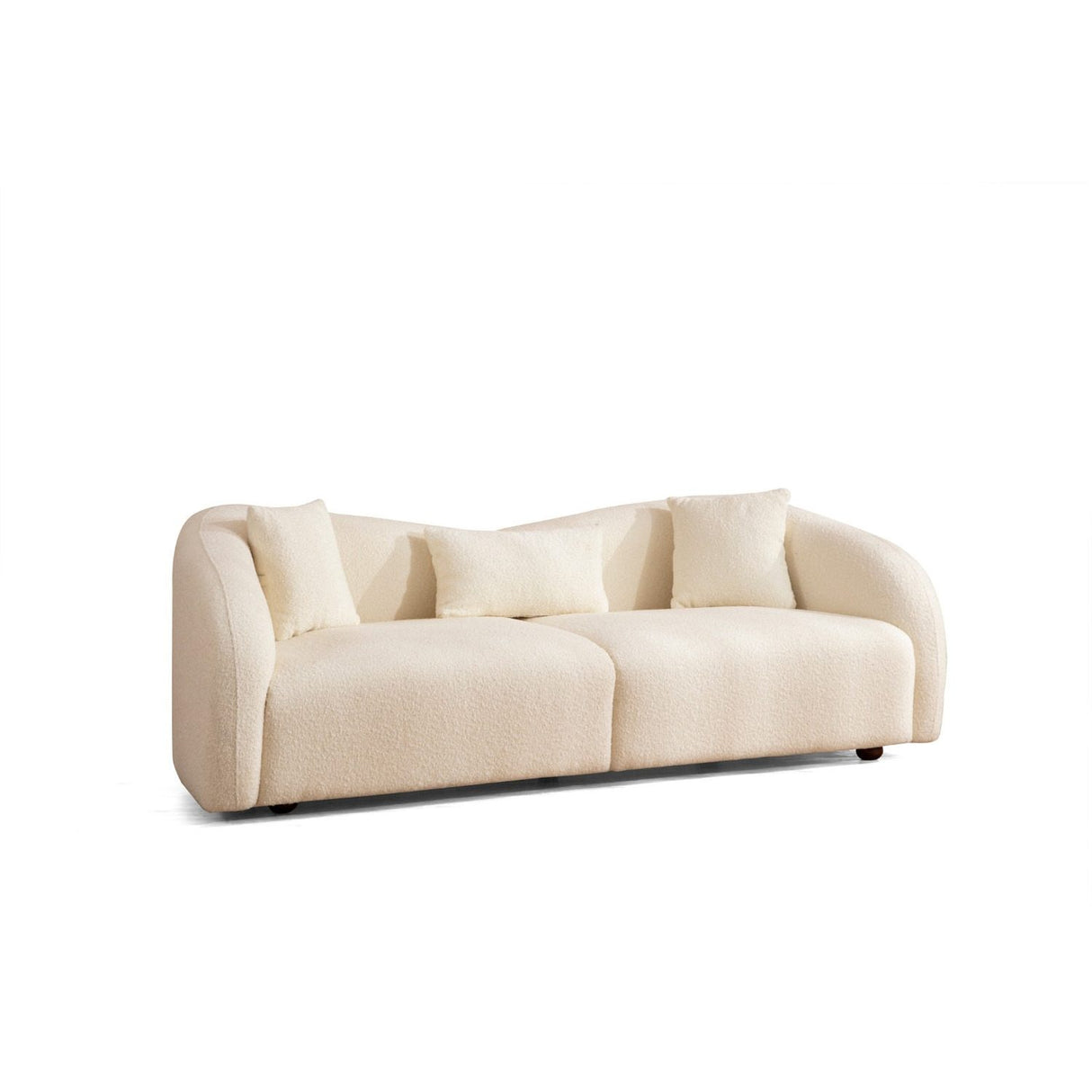 Tbilisi (236 x 76 x 91 cm) Creme 3-sitssoffa