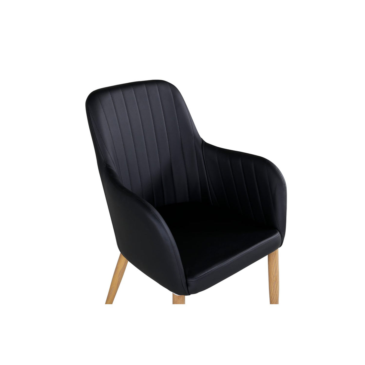 Comfort Matstol Svart, PU