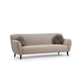 Uppsala (220 x 87 cm) Beige 3-sitssoffa